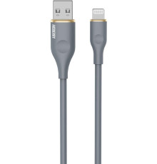AKSBERRY (6900307860014) X162 Liquid silicone USB-A - Lightning, серый