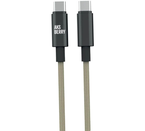 AKSBERRY (6900295600012) X163 Nylon silk Type-C - Type-C, бежевый