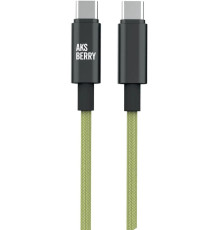 AKSBERRY (6900295610011) X163 Nylon silk Type-C - Type-C, салатовый