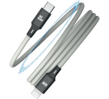 AKSBERRY (6900307880012) X164 Magnetic Type C - Lightning, серый