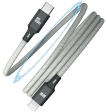 AKSBERRY (6900307880012) X164 Magnetic Type C - Lightning, серый