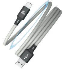 AKSBERRY (6900307940013) X164 Magnetic USB-A - Lightning, серый