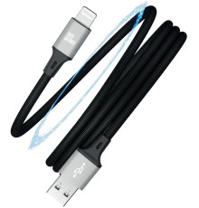 AKSBERRY (6900307930014) X164 Magnetic USB-A - Lightning, чёрный