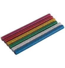 ENGY Стержни клеевые цветные, с блестками,11х100 мм, 6 шт (007587)