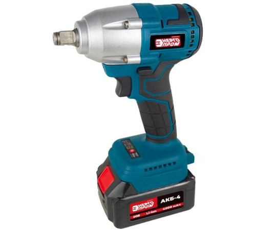 Гайковерт аккумуляторный ЭНЕРГОПРОМ HOME MASTER ONE BATTERY ГАУ-300 (синий квадрат) /уп.10шт 00-00024925