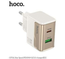 HOCO (6942007653794) CS73A 1USB+1Type-C 3.0A PD 30W+QC3.0 White