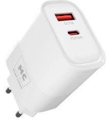 MORE CHOICE (4620202555595) NC82 1USB+1Type-C 3.0A PD 35W+QC3.0 White