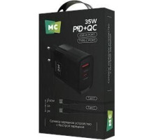 MORE CHOICE (4620202555601) NC82a 1USB+1Type-C 3.0A PD 35W+QC3.0 для Type-C Type-C Black