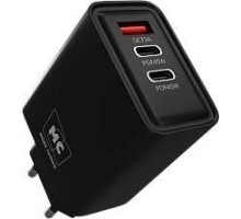 MORE CHOICE (4620202555625) NC90 1USB+2Type-C 3.0A PD 45W Black