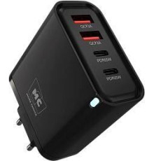 MORE CHOICE (4620202555649) NC95 2USB+2Type-C 3.0A PD 65W Black