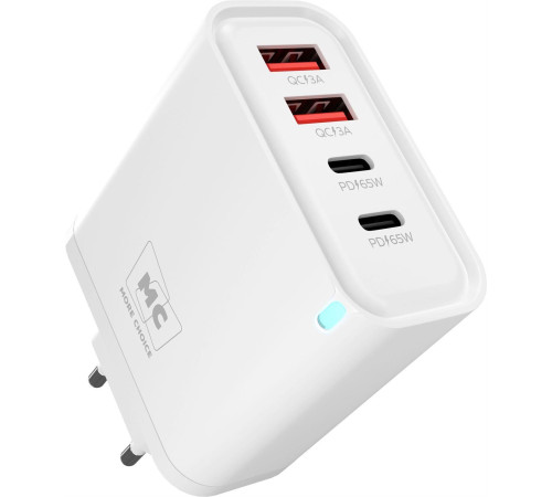 MORE CHOICE (4620202555656) NC95 2USB+2Type-C 3.0A PD 65W White