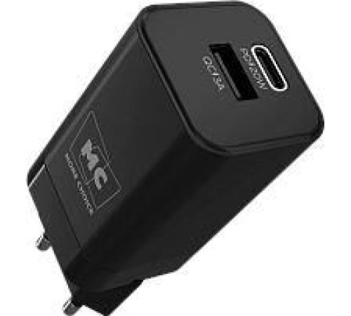 MORE CHOICE (4620202555748) NC85 1USB+1Type-C 3.0A PD 20W+QC3.0 Black