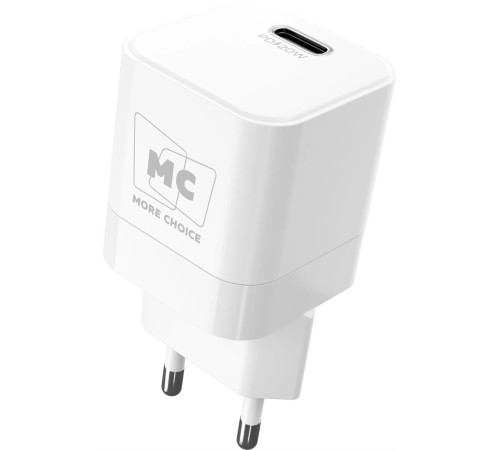 MORE CHOICE (4620202555816) NC86 1Type-C 3.0A PD 20W White