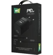 MORE CHOICE (4620202555823) NC86i 1Type-C 3.0A PD 20W для Lightning 8-pin Type-C Black