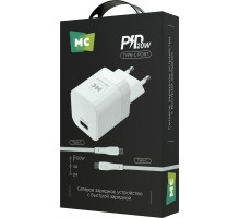 MORE CHOICE (4620202555854) NC86a 1Type-C 3.0A PD 20W для Type-C Type-C White