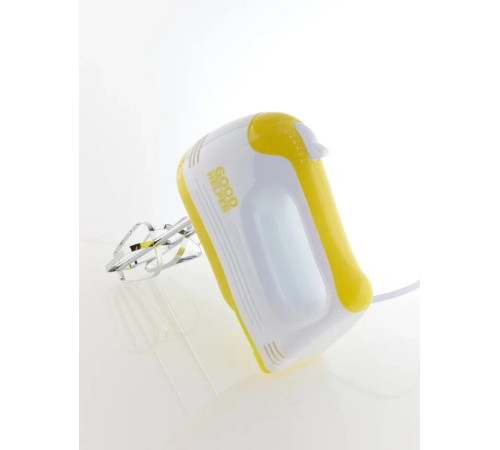Миксер GOODHELPER HM-374 белый/желтый