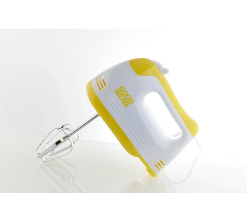 Миксер GOODHELPER HM-374 белый/желтый