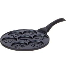 AGNESS 932-025 ЗИМНЯЯ ЗАБАВА для оладий с а/приг.покрытием 26.5см