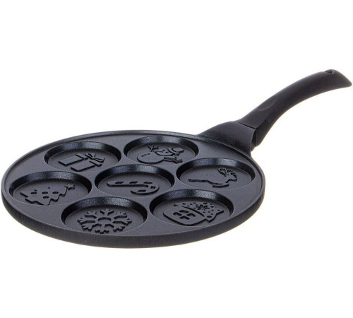 AGNESS 932-025 ЗИМНЯЯ ЗАБАВА для оладий с а/приг.покрытием 26.5см