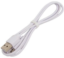 PERFEO (U4027) ELASTIC USB A вилка - Micro USB вилка, 2.4A, белый, силикон, длина 1 м