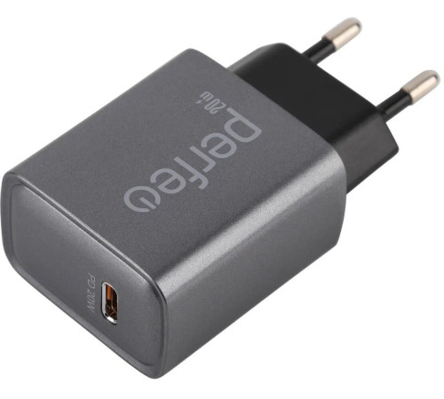 PERFEO (I4668) порт TYPE-C, 20W, серый