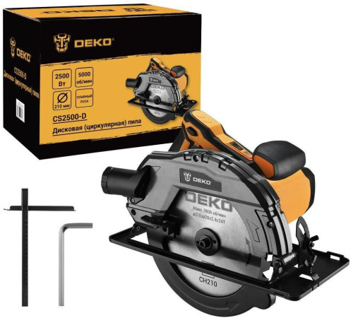 DEKO CS2500-D, 2500Вт, 210мм диск 083-1102