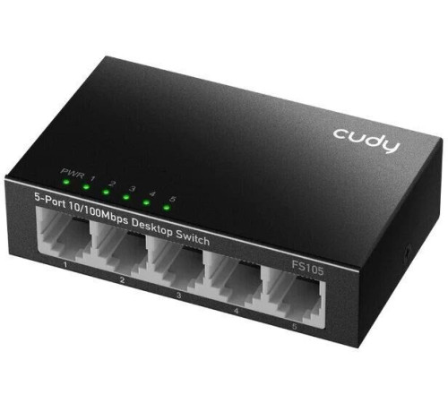 CUDY Коммутатор FS105 (L2) 5x100Мбит/с неуправляемый