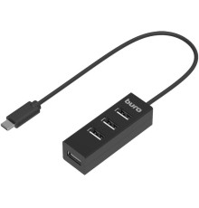BURO Разветвитель USB-C BPH-C-1906 4порт. черный (BU-USBC-HUB-4U20)