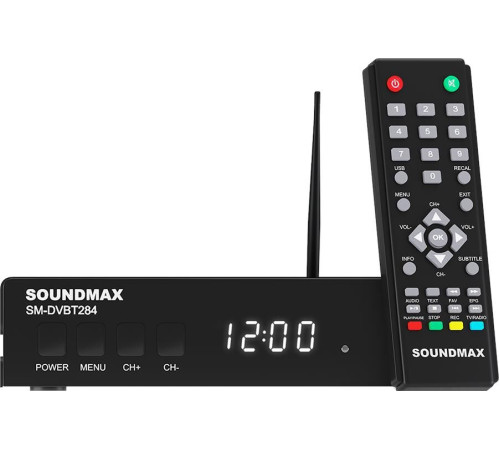 SOUNDMAX SM-DVBT284(черный)