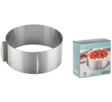 MALLONY Форма для выпечки раздвижная (кулинарное кольцо) TORTA, диам. 16-30 см (108344)