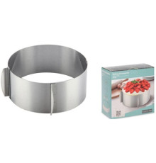 MALLONY Форма для выпечки раздвижная (кулинарное кольцо) TORTA, диам. 16-30 см (108344)
