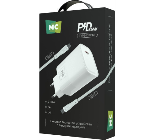 MORE CHOICE (4620202555519) NC68a 35W Type-C Type-C , White