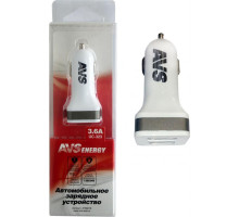 AVS UC-323 USB 2 порта (3,6А)