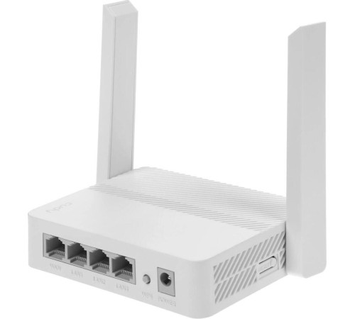 CUDY Wi-Fi роутер WR300, Wi-Fi 4, N300, 2.4ГГц, 3 LAN, белый