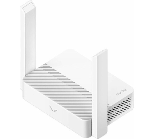 CUDY Wi-Fi роутер WR300, Wi-Fi 4, N300, 2.4ГГц, 3 LAN, белый
