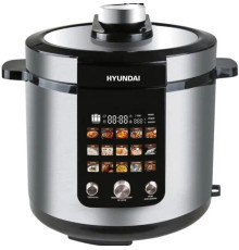 HYUNDAI Мультиварка-скороварка HYMC-2402 6л 1200Вт серебристый/черный