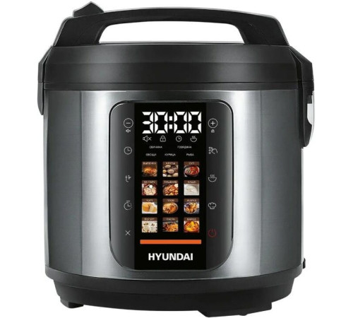 HYUNDAI Мультиварка-скороварка HYMC-2404 5л 900Вт серебристый/черный