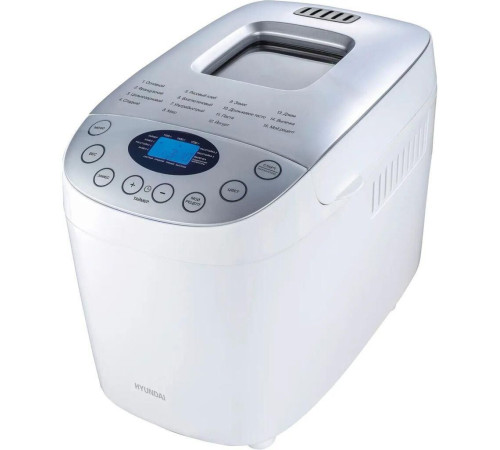 HYUNDAI Хлебопечь HYBM-4083 850Вт белый/серебристый