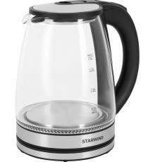 Starwind SKG2114 2л. 1800Вт черный/прозрачный (стекло)