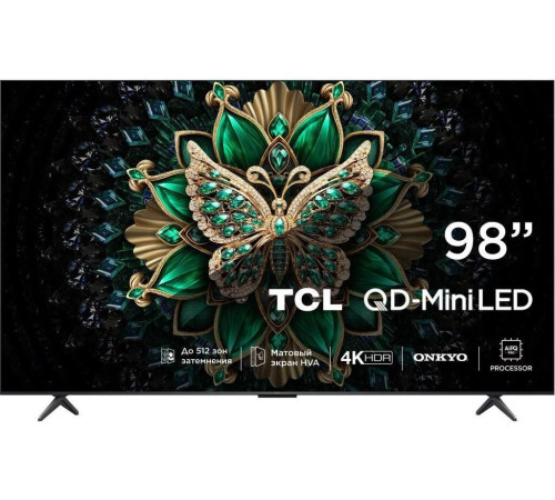 TCL 98C6K 4K UHD Google TV