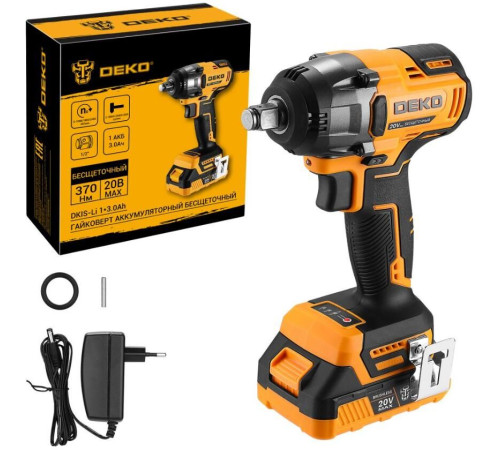 DEKO DKIS-Li, 20В, 1*3.0Ач, 370 Нм 083-1085