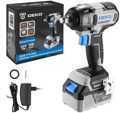 DEKO ZKIS, 20В, 1*4.0Ач, 420 Нм 083-1084