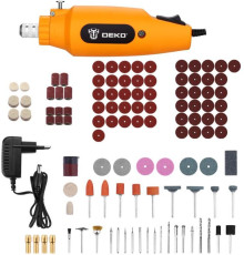 DEKO DKRT150, 150 Вт, в кейсе + набор аксессуаров 110 шт 063-1417