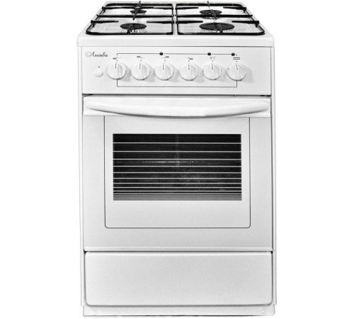 ЛЫСЬВА Плита Комбинированная ЭГ 401 СТ-2у белый (без крышки) реш.сталь