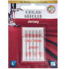ORGAN Иглы джерси 5/70-100 Blister (упаковка 5 игл)