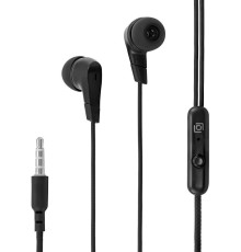 OKLICK Гарнитура внутриканальные Оклик HS-S-250 1.2м черный проводные в ушной раковине (SS-E161)