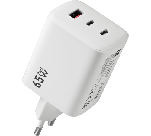 DEFENDER (83265) UPA-105 65W, USB A+C+С, белый