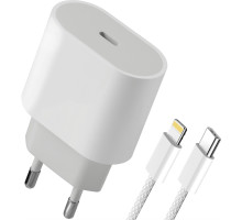 DEFENDER (83223) UPA-121 20W, USB C, Lightning, белый