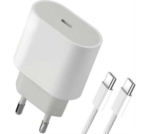 DEFENDER (83222) UPA-121 20W, USB C,кабель Type-C,белый