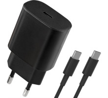 DEFENDER (83225) UPA-125 25W,USB C,кабель Type-C,черный